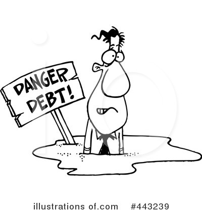 Debt Clipart #443239 by toonaday