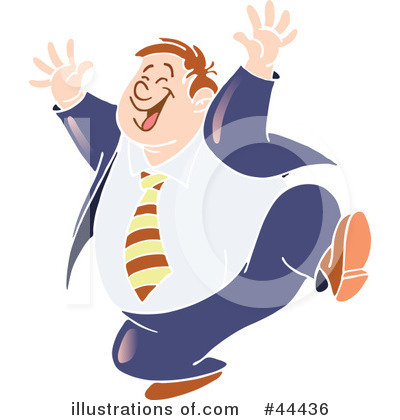 Royalty-Free (RF) Businessman Clipart Illustration by Frisko - Stock Sample #44436