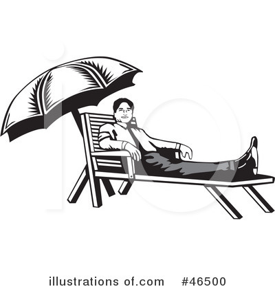 Lounge Chair Clipart #46500 by David Rey