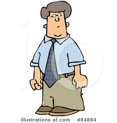 Royalty-Free (RF) Businessman Clipart Illustration by djart - Stock Sample #84884