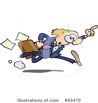 Royalty-Free (RF) Businessman Clipart Illustration by gnurf - Stock Sample #93470