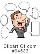 Businessman Clipart #94633 by Cory Thoman