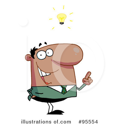 Royalty-Free (RF) Businessman Clipart Illustration by Hit Toon - Stock Sample #95554