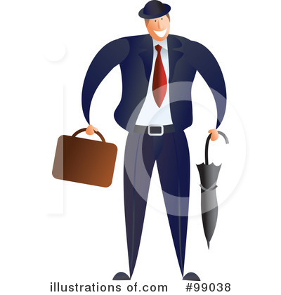 Royalty-Free (RF) Businessman Clipart Illustration by Prawny - Stock Sample #99038
