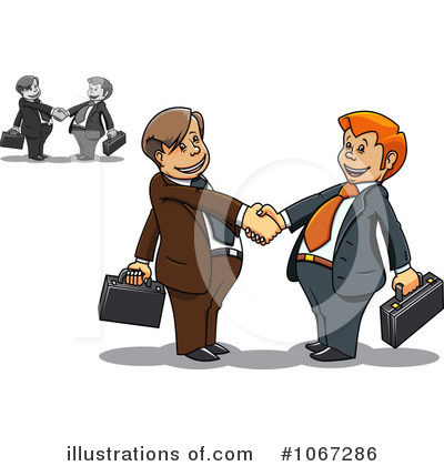 Royalty-Free (RF) Businessmen Clipart Illustration by Vector Tradition SM - Stock Sample #1067286