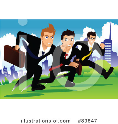 Royalty-Free (RF) Businessmen Clipart Illustration by mayawizard101 - Stock Sample #89647