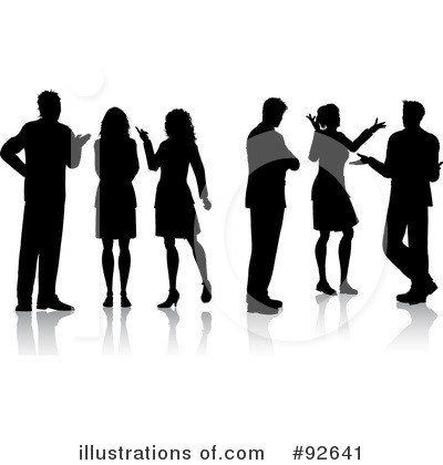 Royalty-Free (RF) Businesspeople Clipart Illustration by KJ Pargeter - Stock Sample #92641