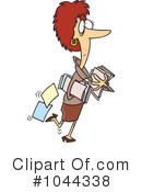 Businesswoman Clipart #1044338 by toonaday
