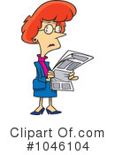 Businesswoman Clipart #1046104 by toonaday