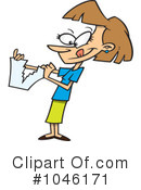 Businesswoman Clipart #1046171 by toonaday