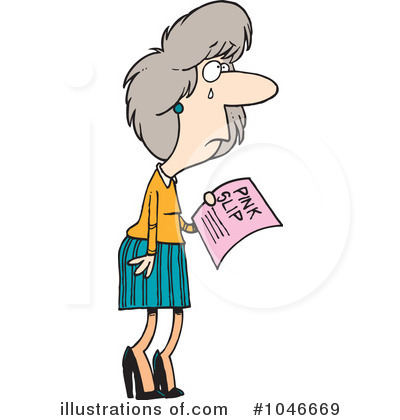 Royalty-Free (RF) Businesswoman Clipart Illustration by toonaday - Stock Sample #1046669
