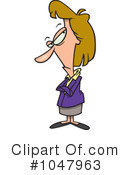 Businesswoman Clipart #1047963 by toonaday