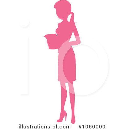 Royalty-Free (RF) Businesswoman Clipart Illustration by Rosie Piter - Stock Sample #1060000