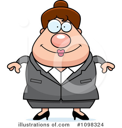Royalty-Free (RF) Businesswoman Clipart Illustration by Cory Thoman - Stock Sample #1098324