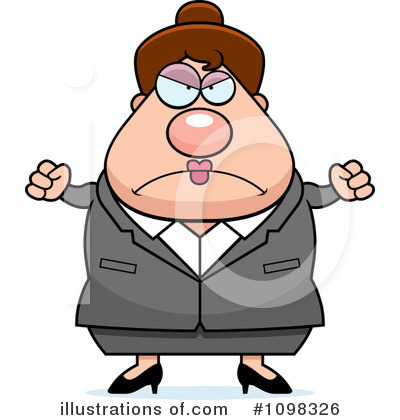 Royalty-Free (RF) Businesswoman Clipart Illustration by Cory Thoman - Stock Sample #1098326