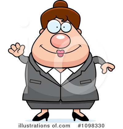 Royalty-Free (RF) Businesswoman Clipart Illustration by Cory Thoman - Stock Sample #1098330
