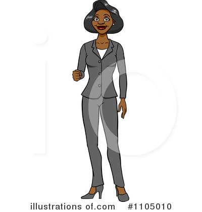Royalty-Free (RF) Businesswoman Clipart Illustration by Cartoon Solutions - Stock Sample #1105010