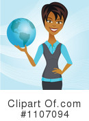 Businesswoman Clipart #1107094 by Amanda Kate
