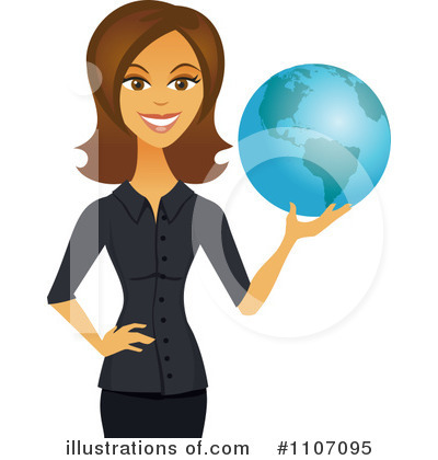 Royalty-Free (RF) Businesswoman Clipart Illustration by Amanda Kate - Stock Sample #1107095