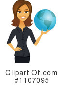 Businesswoman Clipart #1107095 by Amanda Kate