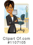 Businesswoman Clipart #1107105 by Amanda Kate
