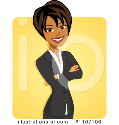 Royalty-Free (RF) Businesswoman Clipart Illustration by Amanda Kate - Stock Sample #1107106