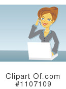 Businesswoman Clipart #1107109 by Amanda Kate