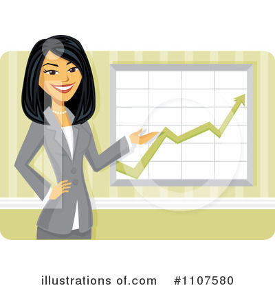 Royalty-Free (RF) Businesswoman Clipart Illustration by Amanda Kate - Stock Sample #1107580