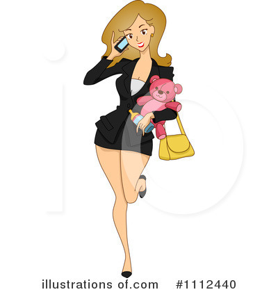 Royalty-Free (RF) Businesswoman Clipart Illustration by BNP Design Studio - Stock Sample #1112440