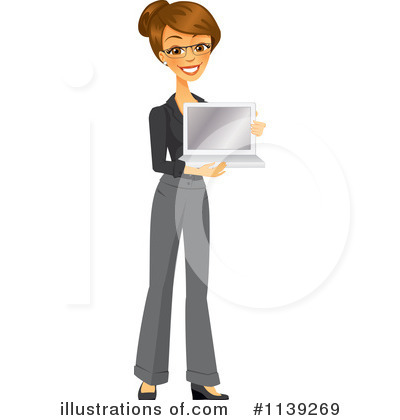 Business Woman Clipart #1139269 by Amanda Kate