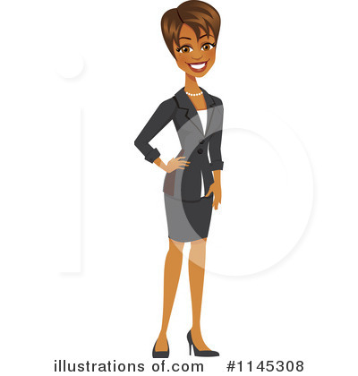 Business Woman Clipart #1145308 by Amanda Kate