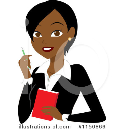 Royalty-Free (RF) Businesswoman Clipart Illustration by Rosie Piter - Stock Sample #1150866