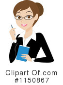 Businesswoman Clipart #1150867 by Rosie Piter