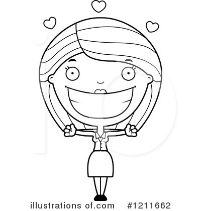 Royalty-Free (RF) Businesswoman Clipart Illustration by Cory Thoman - Stock Sample #1211662