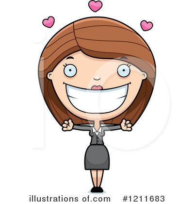 Royalty-Free (RF) Businesswoman Clipart Illustration by Cory Thoman - Stock Sample #1211683