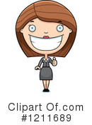 Businesswoman Clipart #1211689 by Cory Thoman