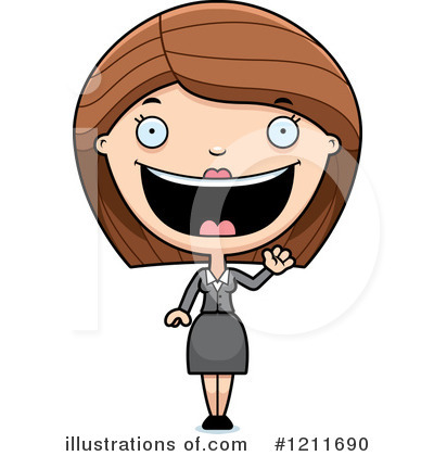 Royalty-Free (RF) Businesswoman Clipart Illustration by Cory Thoman - Stock Sample #1211690