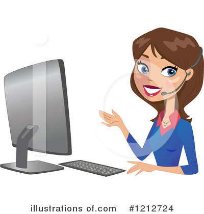 Royalty-Free (RF) Businesswoman Clipart Illustration by peachidesigns - Stock Sample #1212724