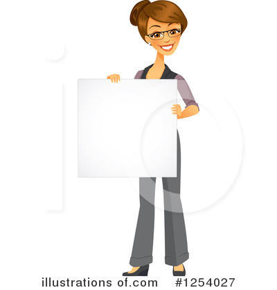 Royalty-Free (RF) Businesswoman Clipart Illustration by Amanda Kate - Stock Sample #1254027