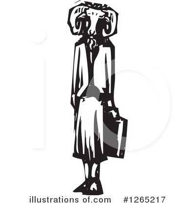 Royalty-Free (RF) Businesswoman Clipart Illustration by xunantunich - Stock Sample #1265217