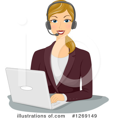 Royalty-Free (RF) Businesswoman Clipart Illustration by BNP Design Studio - Stock Sample #1269149