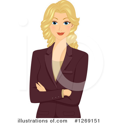 Royalty-Free (RF) Businesswoman Clipart Illustration by BNP Design Studio - Stock Sample #1269151