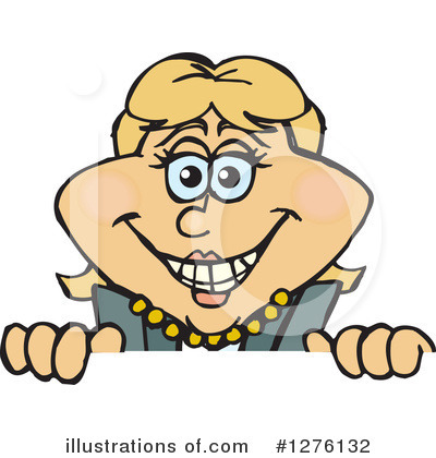 Royalty-Free (RF) Businesswoman Clipart Illustration by Dennis Holmes Designs - Stock Sample #1276132