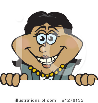 Royalty-Free (RF) Businesswoman Clipart Illustration by Dennis Holmes Designs - Stock Sample #1276135