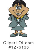 Businesswoman Clipart #1276136 by Dennis Holmes Designs