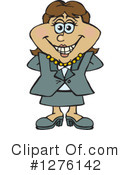 Businesswoman Clipart #1276142 by Dennis Holmes Designs