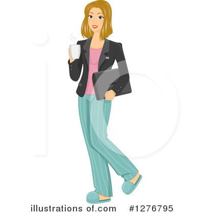 Royalty-Free (RF) Businesswoman Clipart Illustration by BNP Design Studio - Stock Sample #1276795