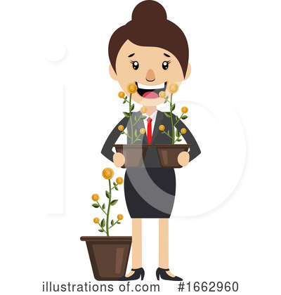 Royalty-Free (RF) Businesswoman Clipart Illustration by Morphart Creations - Stock Sample #1662960
