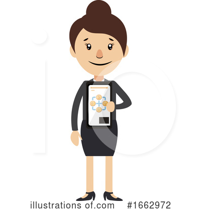 Royalty-Free (RF) Businesswoman Clipart Illustration by Morphart Creations - Stock Sample #1662972