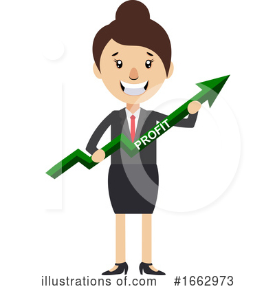 Royalty-Free (RF) Businesswoman Clipart Illustration by Morphart Creations - Stock Sample #1662973